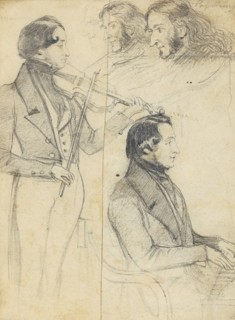 Niccolò Paganini (1782-1840). Artist: Anonymous