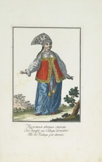 A Maiden from Kaluga in Festive Dress. Artist: Georgi, Johann Gottlieb (1729-1802)