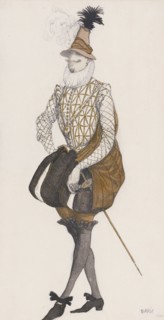 Costume design for the ballet Sleeping Beauty by P. Tchaikovsky. Artist: Bakst, Léon (1866-1924)