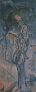 Female portrait. Artist: Yakulov, Georgi Bogdanovich (1884-1928)