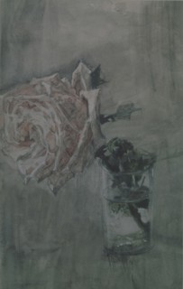 A Rose. Artist: Vrubel, Mikhail Alexandrovich (1856-1910)