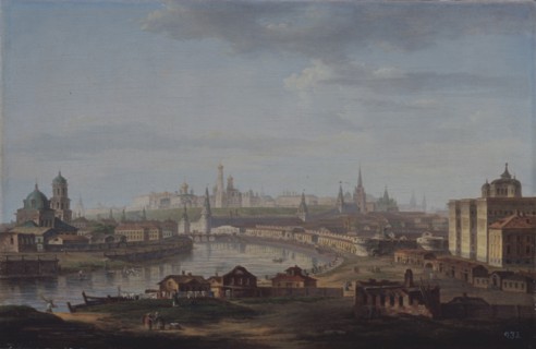 View of Moscow. Artist: Vorobyev, Maxim Nikiphorovich (1787-1855)