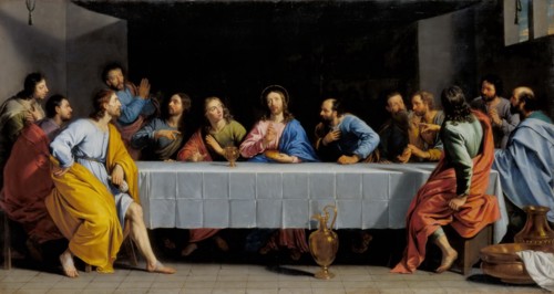 The Last Supper. Artist: Champaigne, Philippe, de (1602-1674)