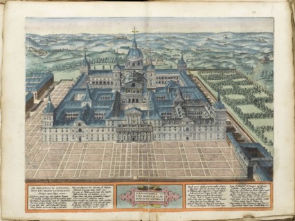 El Escorial. Artist: Ortelius, Abraham (1527-1598)