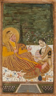 Ali Adil Shah II of Bijapur with a Woman. Artist: Indian Art