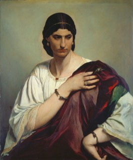 Portrait of a Roman Woman. Artist: Feuerbach, Anselm (1829-1880)