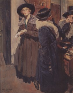 In an anteroom. Artist: Vinogradov, Sergei Arsenyevich (1869-1938)