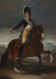 Equestrian Portrait of King Ferdinand VII of Spain. Artist: Goya, Francisco, de (1746-1828)