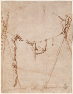 Acrobats on a Rope. Artist: Ribera, José, de (1591-1652)