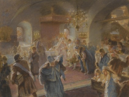 Sprinkling the hops (study). Artist: Makovsky, Konstantin Yegorovich (1839-1915)