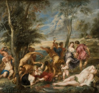 The Bacchanal of the Andrians. Artist: Rubens, Pieter Paul (1577-1640)