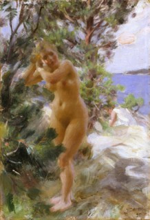 After the Bath. Artist: Zorn, Anders Leonard (1860-1920)