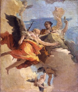 Allegory of Virtue and Nobility. Artist: Tiepolo, Giambattista (1696-1770)