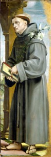 Saint Anthony of Padua. Artist: Zenale, Bernardo (1464-1526)