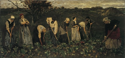 Workers on the beet field. Artist: Liebermann, Max (1847-1935)