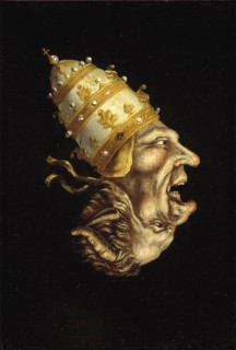 Pope-Devil. Artist: Anonymous