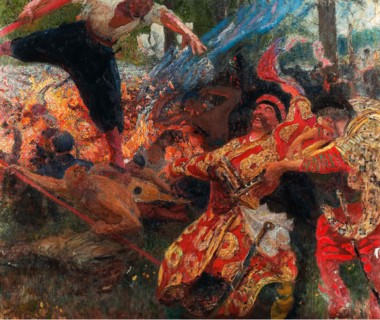Hopak. Artist: Repin, Ilya Yefimovich (1844-1930)