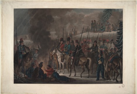 Russian cossacks. Artist: Sauerweid, Alexander Ivanovich (1783-1844)