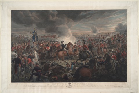 The Battle of Waterloo. Artist: Sauerweid, Alexander Ivanovich (1783-1844)