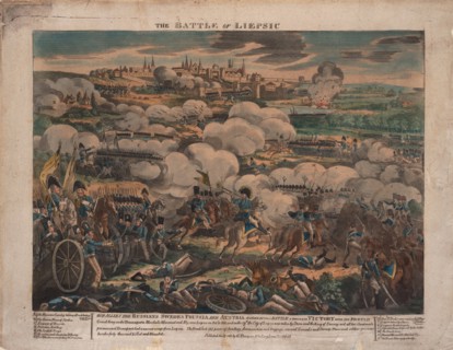 The Battle of Leipzig. Artist: Anonymous
