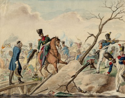 An Episode from the Battle of Leipzig. Artist: Anonymous