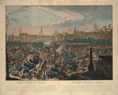 The Battle of the Nations. Artist: Rugendas, Johann Lorenz, the Younger (1775-1826)