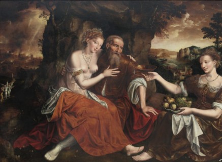 Lot and his Daughters. Artist: Massys (Matsys), Jan (1510-1575)
