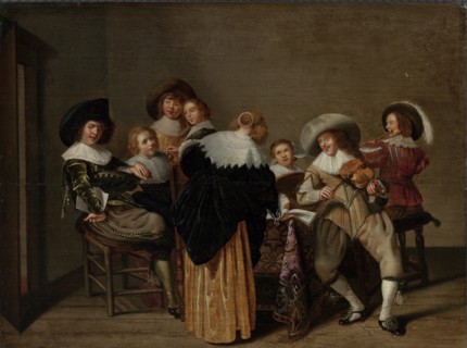 A Musical Party. Artist: Hals, Dirck (1591-1656)