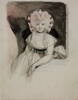 Portrait of the Artist's Wife. Artist: Füssli (Fuseli), Johann Heinrich (1741-1825)