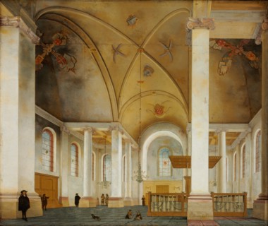 The Nieuwe Kerk in Haarlem. Artist: Saenredam, Pieter (1597-1665)