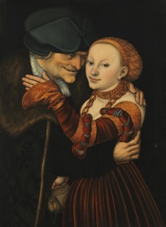 The Unequal Couple. Artist: Cranach, Lucas, the Elder (1472-1553)
