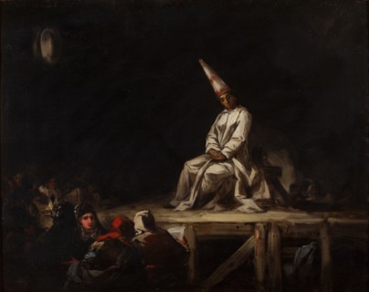 Auto-da-fé. Artist: Lucas Velázquez, Eugenio (1817-1870)