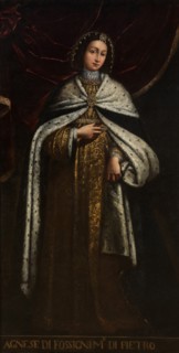 Agnes of Faucigny, wife of Peter II, Count of Savoy. Artist: Anonymous