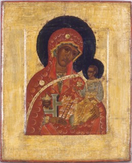 The Virgin The Mountain torn out not by Hands. Artist: Russian icon