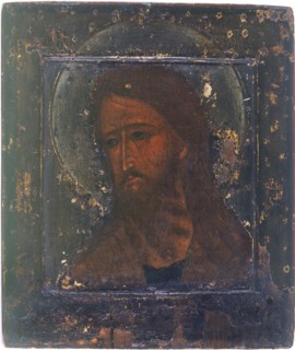 Saint John the Baptist. Artist: Russian icon