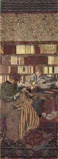 The Privacy. Decoration for the Library of Dr. Vaquez. Artist: Vuillard, Édouard (1868-1940)