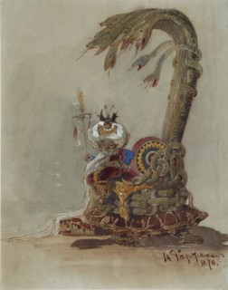 Stage design for the opera Ruslan and Lyudmila by M. Glinka. Artist: Hartmann, Viktor Alexandrovich (1834-1873)