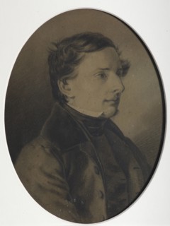Portrait of the author and lexicographer Vladimir Dal (1801-1872). Artist: Anonymous