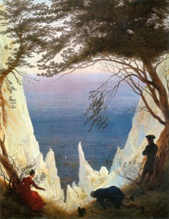 Chalk Cliffs on Rügen. Artist: Friedrich, Caspar David (1774-1840)