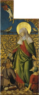 Saint Elizabeth with two Beggars. Artist: Swabian master (active ca. 1500)