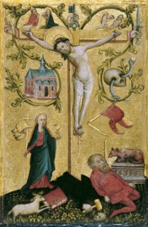 Christ on the Cross as Redemptor Mundi. Artist: Westphalian Master (active ca 1470-1480)