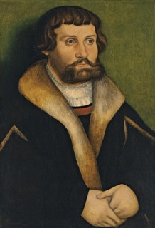 Portrait of a bearded Man. Artist: Cranach, Hans (ca 1513-1537)