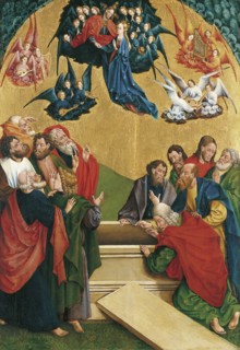 The Assumption of the Virgin. Artist: Koerbecke, Johann (ca. 1415-1491)