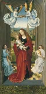 The Virgin and Child between Angels. Artist: Master of the André Madonna (active ca 1500)