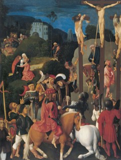 The Crucifixion. Artist: Master of the Virgo inter Virgines (active End of 15th cen.)