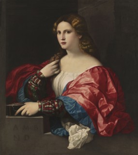 Portrait of a young woman (La Bella). Artist: Palma il Vecchio, Jacopo, the Elder (1480-1528)