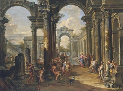The Pool of Bethesda. Artist: Panini, Giovanni Paolo (1691-1765)