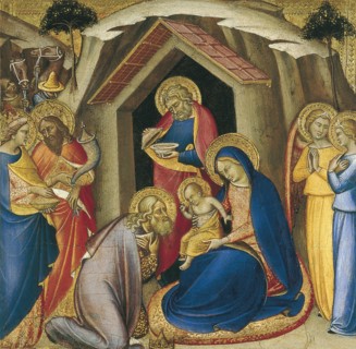 The Adoration of the Magi. Artist: Luca di Tommè (c. 1330-1389)