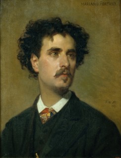 Portrait of Marià Fortuny. Artist: Madrazo y Kuntz, Federico de (1815-1894)