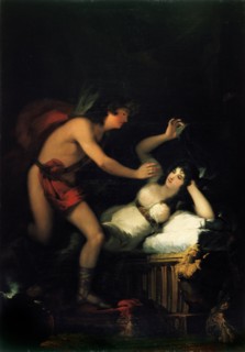 Allegory of Love (Cupid and Psyche). Artist: Goya, Francisco, de (1746-1828)